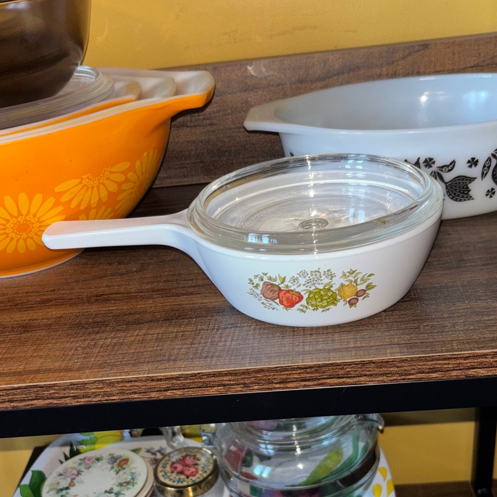 Vintage Corningware Saucepan with Lid